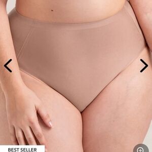 3-pack of Shapermint Essentials Seamless Stretch Mid-Waist Briefs Size 16-24